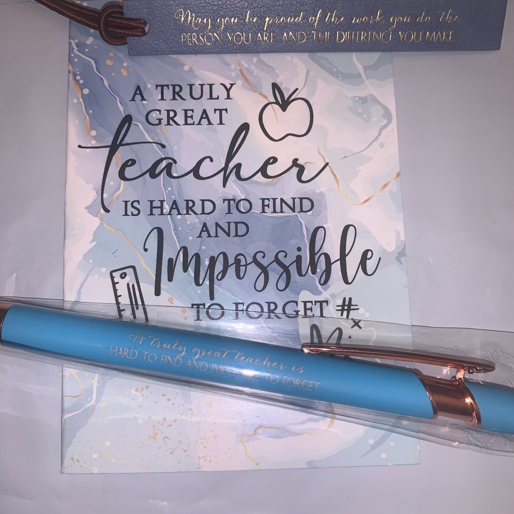 Teacher Pen Notepad & Bookmark gift sets - Picture 12 of 12